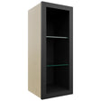 Fabuwood Pitch Black NDW1230 Wall Standard No Door Cabinet, Front View