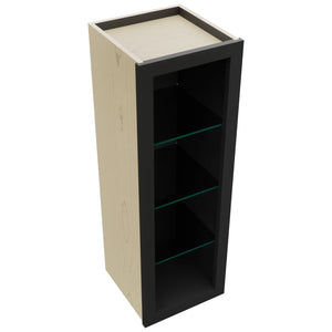 Fabuwood Pitch Black NDW1236 Wall Standard No Door Cabinet, Top View