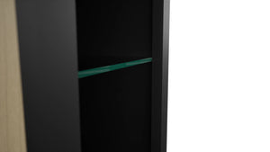 Fabuwood Pitch Black NDW1242 Wall Standard No Door Cabinet, Detail View