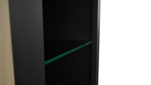 Fabuwood Pitch Black NDW1536 Wall Standard No Door Cabinet, Detail View