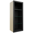 Fabuwood Pitch Black NDW1539 Wall Standard No Door Cabinet, Front View