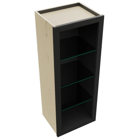 Fabuwood Pitch Black NDW1539 Wall Standard No Door Cabinet, Top View