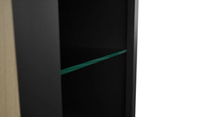 Fabuwood Pitch Black NDW1539 Wall Standard No Door Cabinet, Detail View