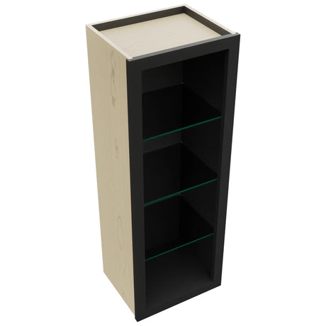 Fabuwood Pitch Black NDW1542 Wall Standard No Door Cabinet, Top View