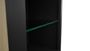 Fabuwood Pitch Black NDW1830 Wall Standard No Door Cabinet, Detail View