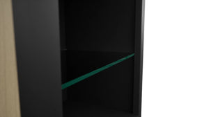 Fabuwood Pitch Black NDW1836 Wall Standard No Door Cabinet, Detail View