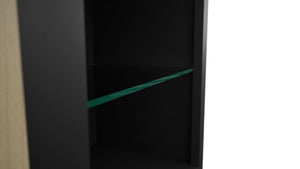 Fabuwood Pitch Black NDW1839 Wall Standard No Door Cabinet, Detail View