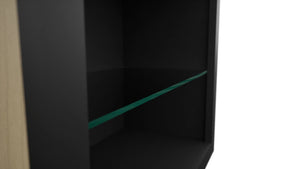 Fabuwood Pitch Black NDW2436 Wall Standard No Door Cabinet, Detail View