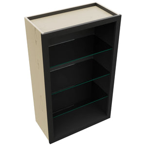 Fabuwood Pitch Black NDW2439 Wall Standard No Door Cabinet, Top View