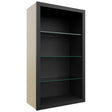 Fabuwood Pitch Black NDW2442 Wall Standard No Door Cabinet, Front View