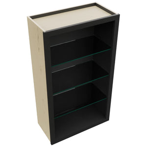 Fabuwood Pitch Black NDW2442 Wall Standard No Door Cabinet, Top View