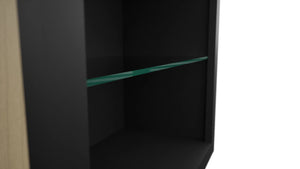 Fabuwood Pitch Black NDW2442 Wall Standard No Door Cabinet, Detail View