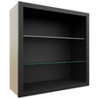 Fabuwood Pitch Black NDW3030 Wall Standard No Door Cabinet, Front View