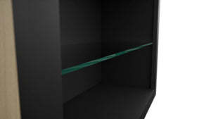 Fabuwood Pitch Black NDW3030 Wall Standard No Door Cabinet, Detail View