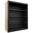 Fabuwood Pitch Black NDW3036 Wall Standard No Door Cabinet, Front View