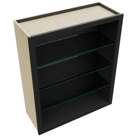 Fabuwood Pitch Black NDW3036 Wall Standard No Door Cabinet, Top View