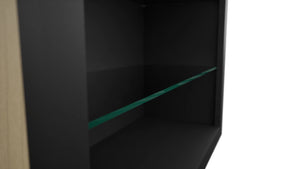 Fabuwood Pitch Black NDW3036 Wall Standard No Door Cabinet, Detail View