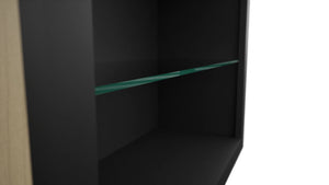 Fabuwood Pitch Black NDW3042 Wall Standard No Door Cabinet, Detail View