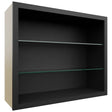 Fabuwood Pitch Black NDW3630 Wall Standard No Door Cabinet, Front View