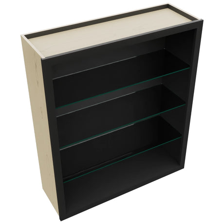 Fabuwood Pitch Black NDW3642 Wall Standard No Door Cabinet, Top View