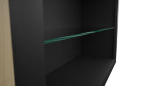 Fabuwood Pitch Black NDW3642 Wall Standard No Door Cabinet, Detail View