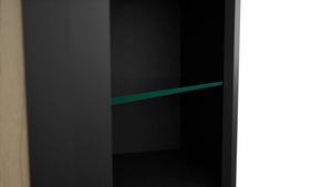 Fabuwood Pitch Black NDWDC2439 Wall Corner Diagonal No Door Cabinet, Detail View