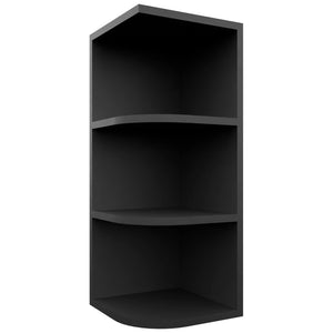 Fabuwood Pitch Black OE1230 Wall Open End Cabinet, Front View