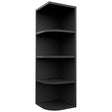 Fabuwood Pitch Black OE1239 Wall Open End Cabinet, Front View