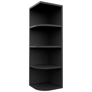 Fabuwood Pitch Black OE1239 Wall Open End Cabinet, Front View