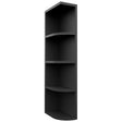Fabuwood Pitch Black OEL636 Wall Open End Cabinet, Front View