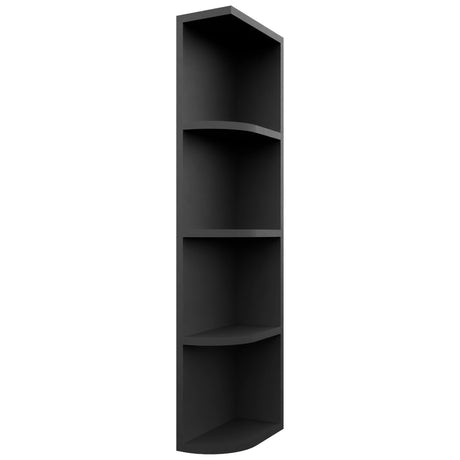 Fabuwood Pitch Black OER642 Wall Open End Cabinet, Front View