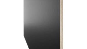 Fabuwood Pitch Black PAN-1/4 Panel, Detail View