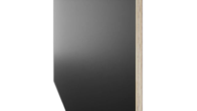 Fabuwood Pitch Black PAN-1/4 Panel, Detail View