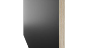 Fabuwood Pitch Black PLY-1/2 Panel, Detail View