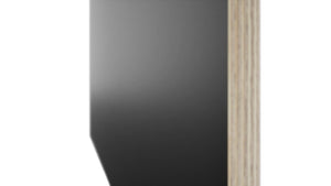 Fabuwood Pitch Black PLY-3/4 Panel, Detail View