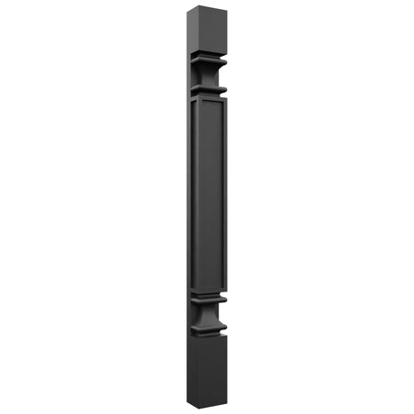 Fabuwood Pitch Black PP-BASE Base Pilaster, Front View