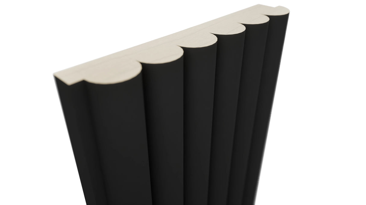 Fabuwood Pitch Black RFP696 Panel, Detail View