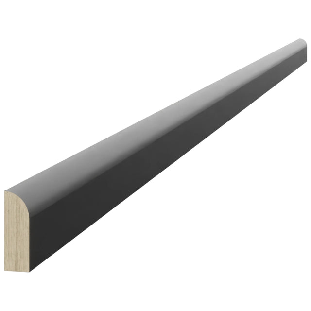 Fabuwood Pitch Black SM8-S Molding, Front View