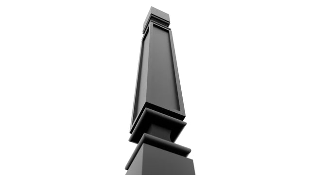 Fabuwood Pitch Black SP3X3 Base Post, Detail View