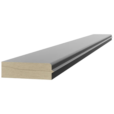 Fabuwood Pitch Black STRM-8 Molding, Front View