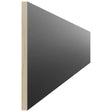 Fabuwood Pitch Black TK8 Molding, Front View