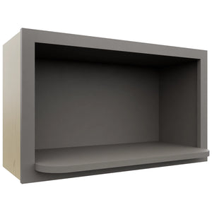 MW3018 ( Wall | Microwave Shelf Cabinet - 3"W X 18"H X 12"D ) | Stone