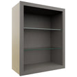 Fabuwood Stone NDW2430 Wall Standard No Door Cabinet, Front View
