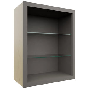 Fabuwood Stone NDW2430 Wall Standard No Door Cabinet, Front View