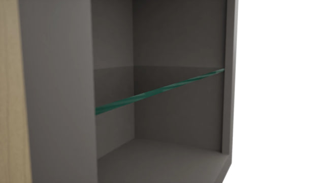 Fabuwood Stone NDW2430 Wall Standard No Door Cabinet, Detail View