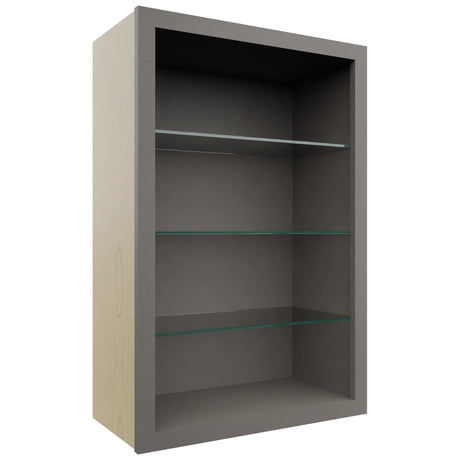 Fabuwood Stone NDW2436 Wall Standard No Door Cabinet, Front View