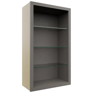 Fabuwood Stone NDW2442 Wall Standard No Door Cabinet, Front View