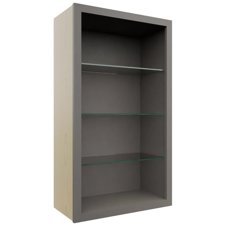 Fabuwood Stone NDW2442 Wall Standard No Door Cabinet, Front View