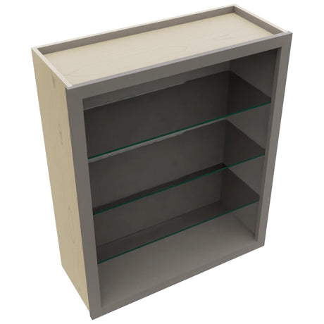 Fabuwood Stone NDW3036 Wall Standard No Door Cabinet, Top View