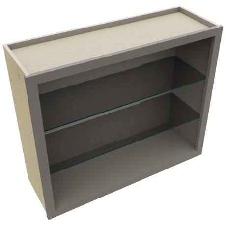 Fabuwood Stone NDW3630 Wall Standard No Door Cabinet, Top View